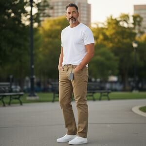 Maxi Milian Jeans Mens 46x32 Wheat Denim NWT Straight Casual Pants